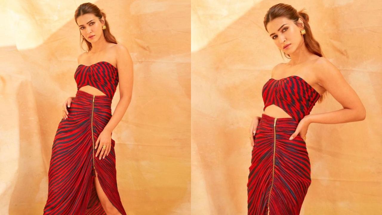 'Shehzada' star Kriti Sanon oozes charm in red dress, see pictures